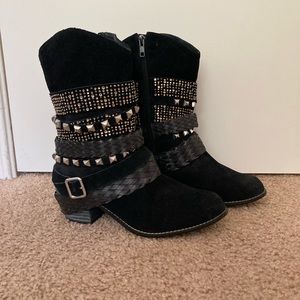 Encore | Black Ramones Leather Boot